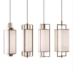 雷朗灯饰新中式 床头单头餐厅吊灯酒店客房书房客厅前台灯具吊灯