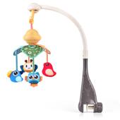 益智悬挂式 音乐床铃婴儿可旋转摇铃0 1岁布艺宝宝挂件安抚玩具