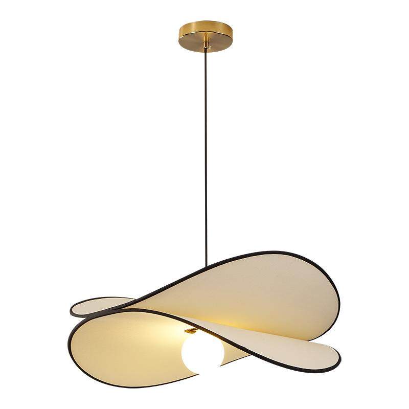 侘寂奶油风民宿布艺卧室灯具法式创意花朵设计感餐厅吧台花瓣吊灯,家装灯饰光源,智能吊灯,淘宝优惠券,粉丝福利购,淘宝优惠卷