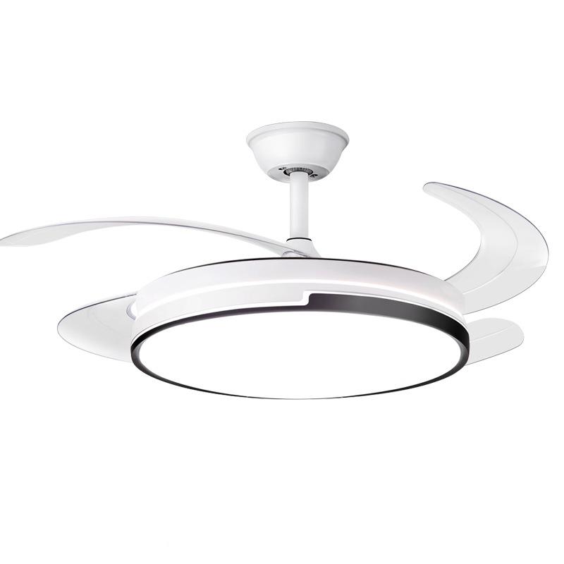 智能隐形吊扇灯205新款客厅餐厅2灯卧电室大扇厅主灯扇吊灯风灯具