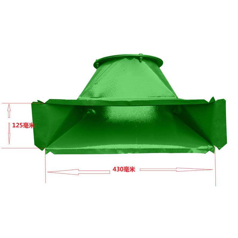 35型齿爪式粉碎机配件料斗出料口磨粉机下料口出料斗接料口接料斗