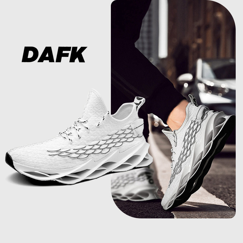 DAFK/刀锋男鞋2025新款秋季透气飞织网面青少年大码46运动潮鞋子