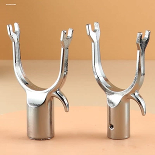 撑衣架叉头晾衣杆替换头金属叉头撑衣杆通用叉子头挂晒衣服衣叉头