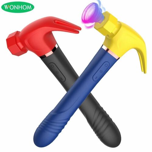 Hammer Dildo Vibrator Clit Sucking G Spot Nipple Vagina Anal