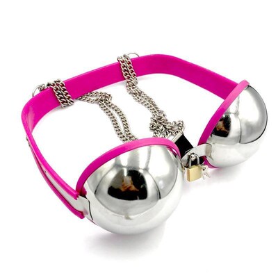 Sexy Stainless Steel Adjustable Bra/Brassiere Chastity Belt