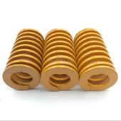 模具日标轻重负荷TF扁弹矩形黄色弹簧外径压缩27 2534567895100mm