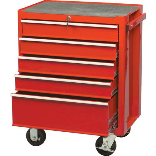 进口英国 KENNEDY 5抽屉轮式工具柜 工具车 KEN-594-5540K