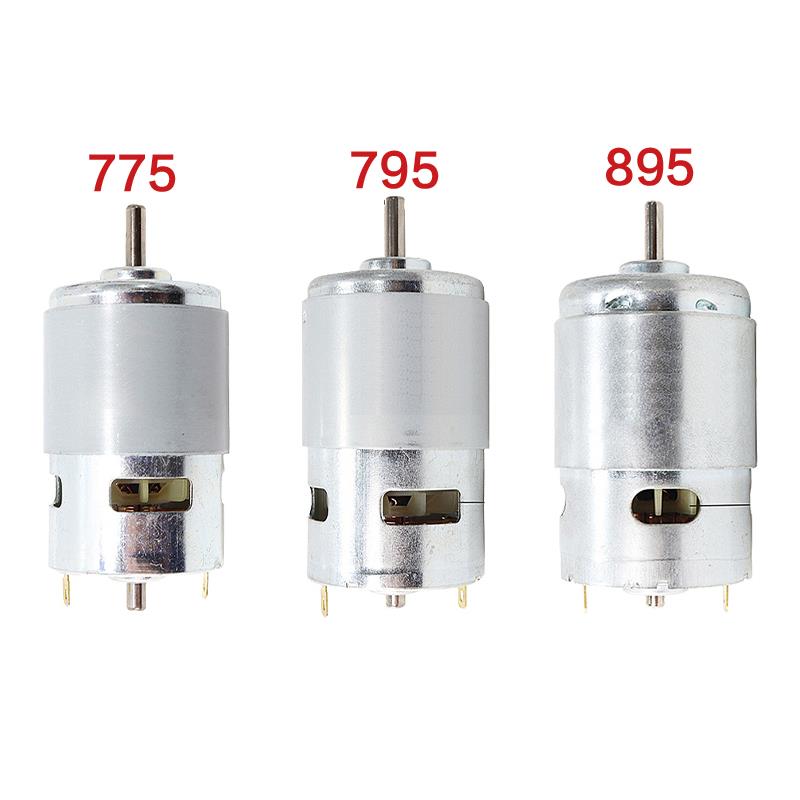 775/795/895电机马达12V/24V滚珠轴承高低速大扭力直流有刷电动机