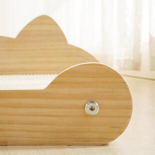 猫抓板全实木剑麻不掉屑猫窝一体防猫抓沙发加大号猫爪盆猫咪磨爪