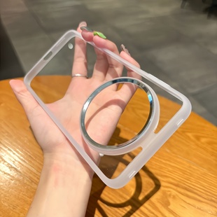 适用华为mate70手机壳魅特70硅胶软边透明壳mate60大孔金属镜框全包防摔保护套P70独立按键pro高级感男女款