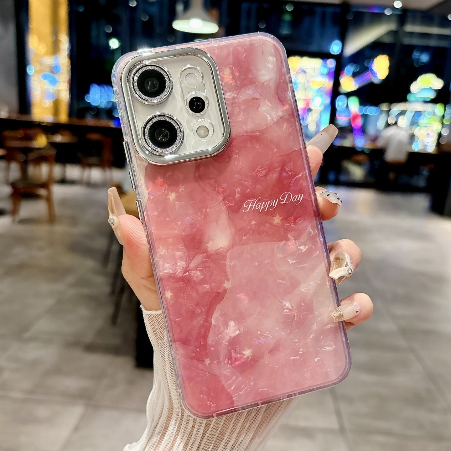 高级感贝壳纹适用oppoReno14手机壳新款渐变晕染水墨纹14pro闪粉镜头膜findx8防滑边s全包防摔保护套Ultra女,3C数码配件,手机保护套/壳,淘宝优惠券,粉丝福利购,淘宝优惠卷