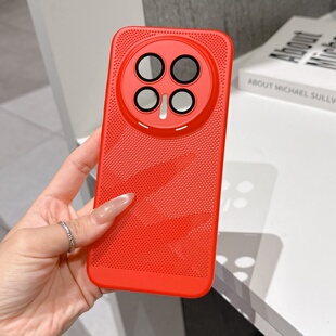 蜂窝网壳散热适用荣耀magic8手机壳新款魔术8pro自带镜头膜7全包防摔6保护套honor400pro高级感300洞洞硬壳