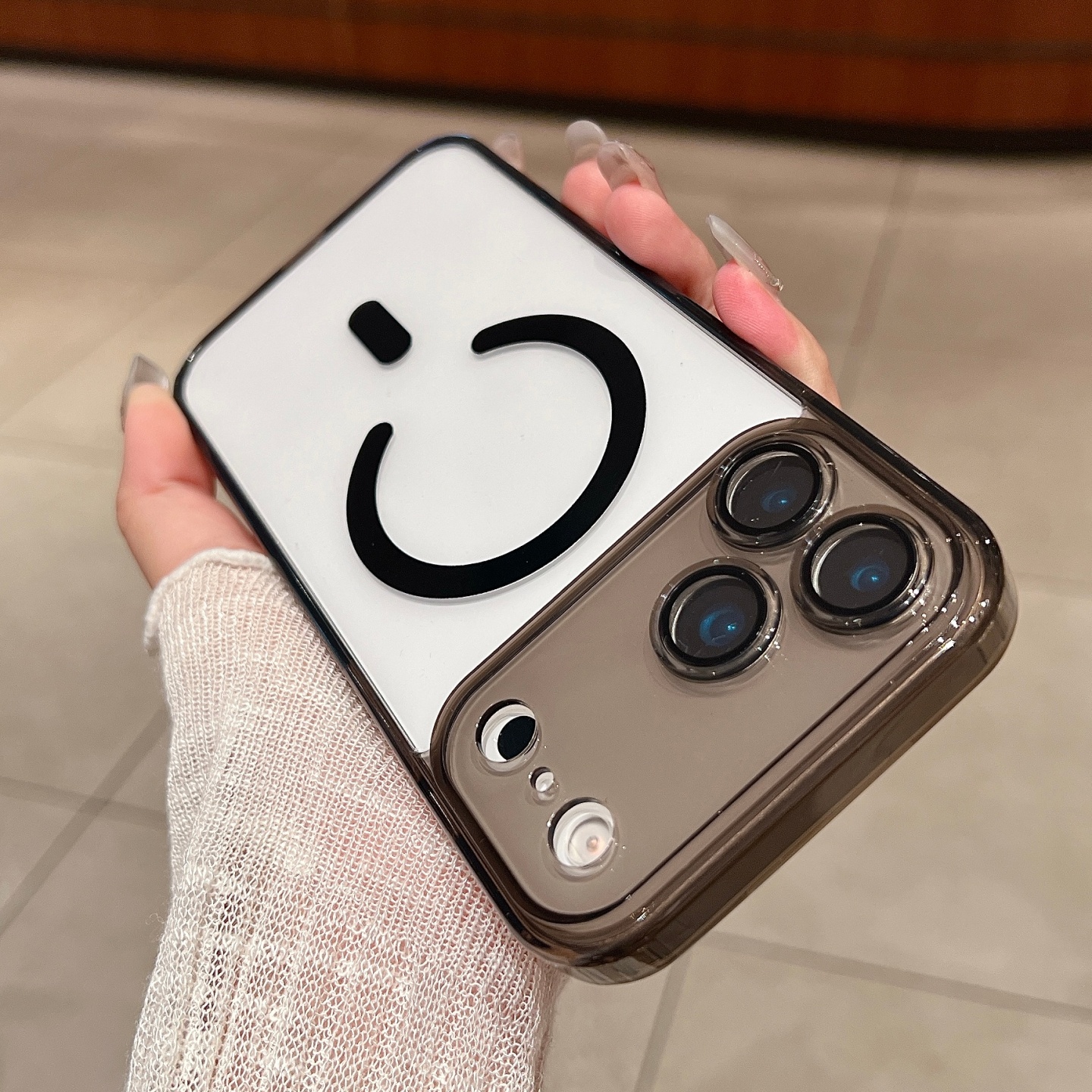 适用苹果17带镜头膜亚力克全包壳