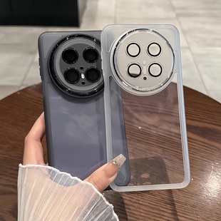 自带镜头膜软壳适用华为mate70手机壳新款mate80promax轻薄透明60pro硅胶全包50防滑防摔保护套男女款高级感