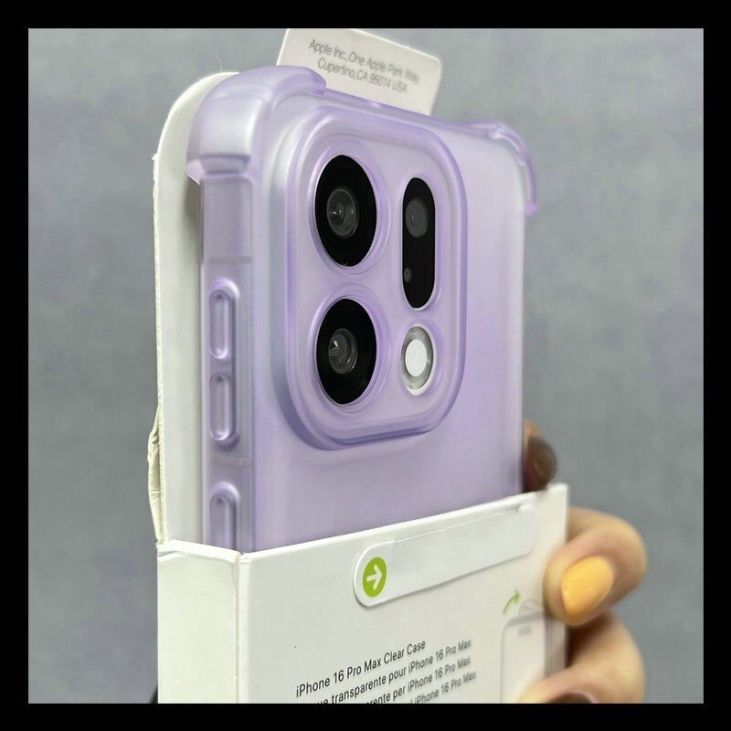 适用oppofindx9半透四角防摔软壳