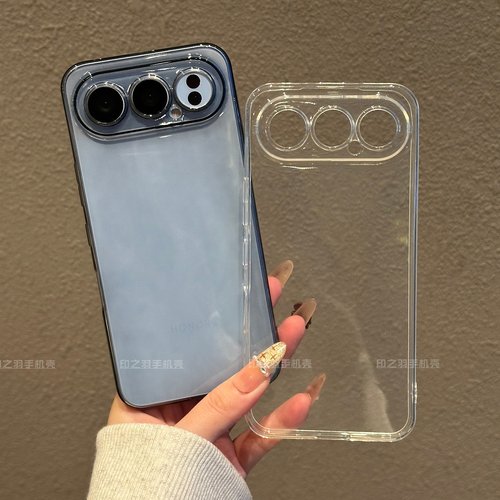 适用荣耀500透黑全包防摔软壳