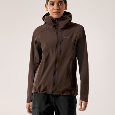 始祖鸟女士防风防水抓绒软壳外套