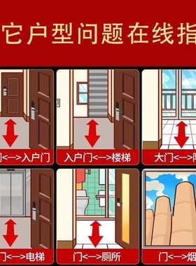 速发对角化解大门墙角摆件台房子屋脊凸角尖窗户