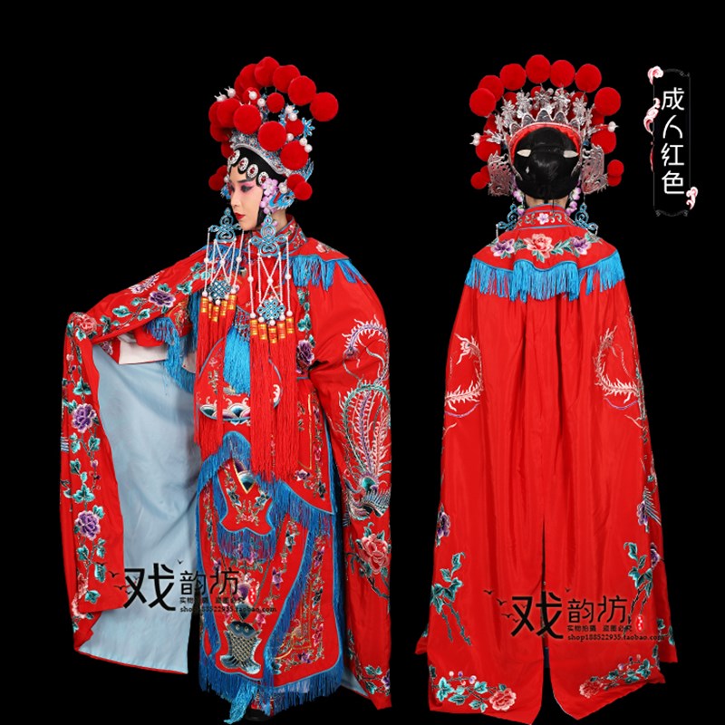 速发戏曲戏剧演出服装霸王别姬花旦斗篷虞姬斗篷绣凤斗篷贵妃披风