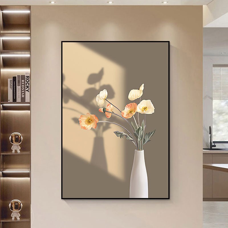 现货速发光影花卉装饰画客厅沙发背景墙壁画餐厅玄关走廊简约挂画图片