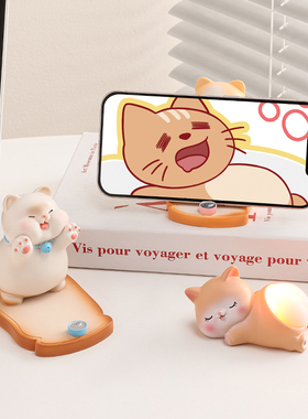 速发创摆解压屁屁猫桌面品意件新人入职礼小办公室工位装饰品