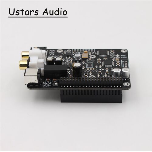 速发R8h 树莓派 DAC 解码板 4B B 数播 网播 IIS 768KHz DSD512硬