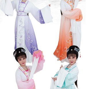 速发双花剧新款 戏曲越旦丝俏件套情探白蛇通用花旦衣小姐服装