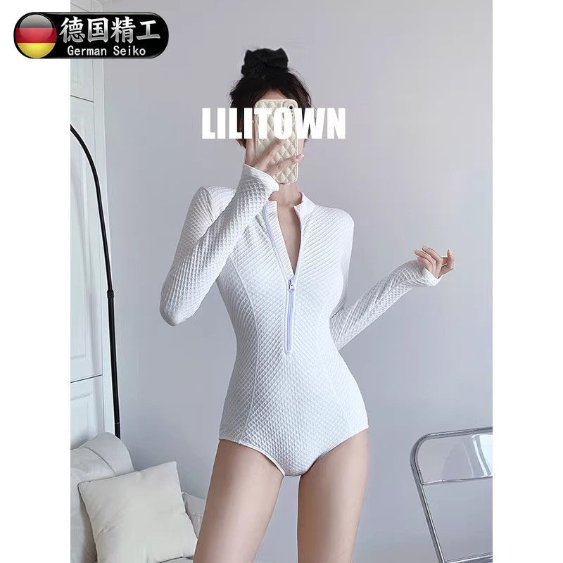 德国进口连体泳衣高级感显瘦防晒