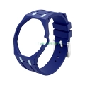 Sapphire Blue Color Matching Case, Sapphire Blue Strap, 3 O'Clock Direction