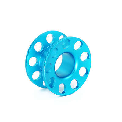 象拔 潜水 线轮 铝合金金属潜水线轴15 30米 纤维扁线浮标SMB线圈