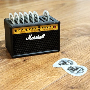 马歇尔吉他拨片架吉他拨片收纳盒音响造型桌面收纳吉他音响放大器