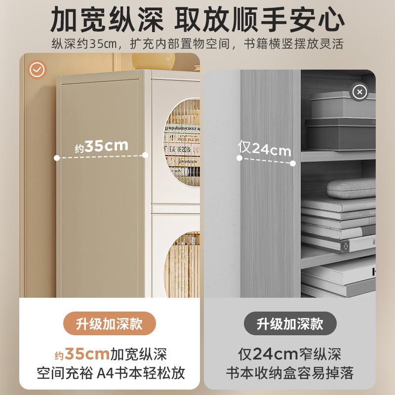 示钢制防书柜带柜门尘CA16-013柜子储物柜收儿童家用展柜靠墙纳柜