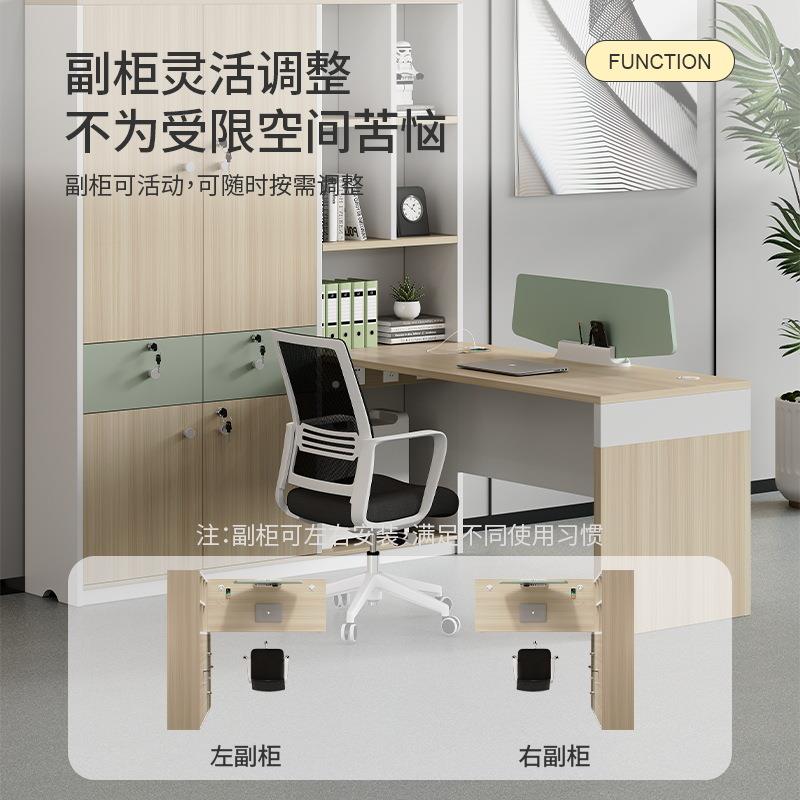 务办公简桌员工桌椅组合公司位双人约办人公桌子办公INU室职财员