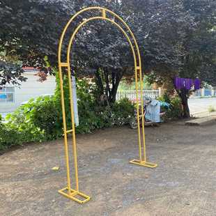新款 饰屏风引 中式 婚庆台布舞置路艺铁拱门道具森系婚礼场景布置装