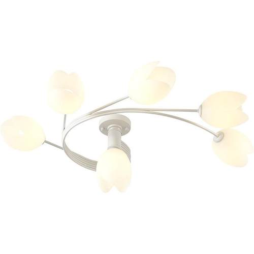 法式吊灯客厅主灯奶油风温馨卧室灯轻奢房间浪漫餐厅兰花朵灯饰