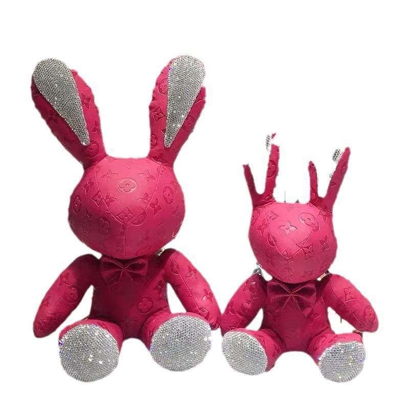 新款镶钻兔子汽车客厅摆件玩偶生日娃娃情人节礼物网红公仔玩具,家居饰品,落地摆件,淘宝优惠券,粉丝福利购,淘宝优惠卷