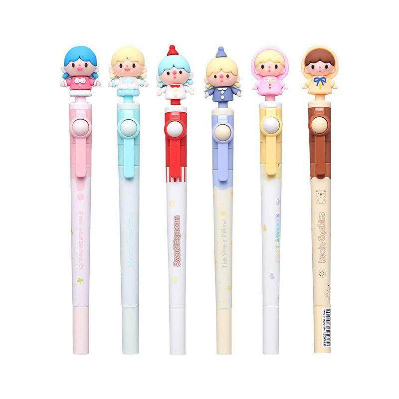 新款36支盒装卡通笔转转笔解压笔黑笔学生文具用品礼物厂家笔,文具电教/文化用品/商务用品,中性笔,淘宝优惠券,粉丝福利购,淘宝优惠卷