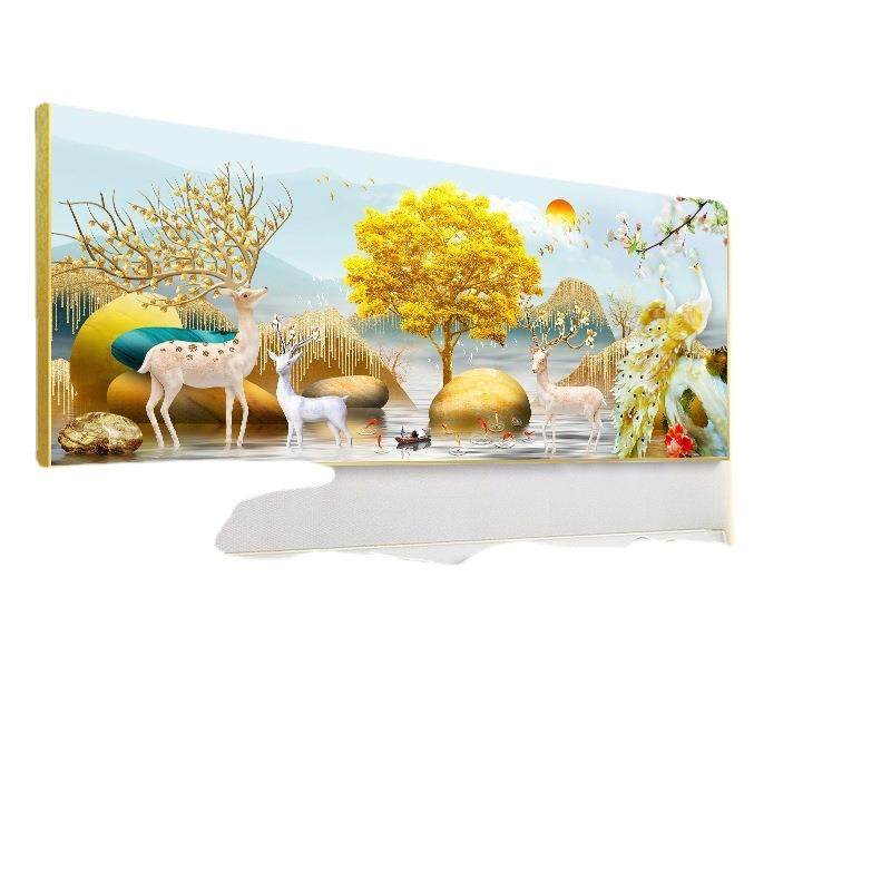 十字绣2023年新款线绣客厅手工自己刺绣风景发财麋鹿孔雀大气,居家布艺,钻石绣,淘宝优惠券,粉丝福利购,淘宝优惠卷