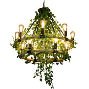 主题音乐餐吧吊灯工业风创意麻绳个性 饰灯具 火锅店清吧酒馆网红装