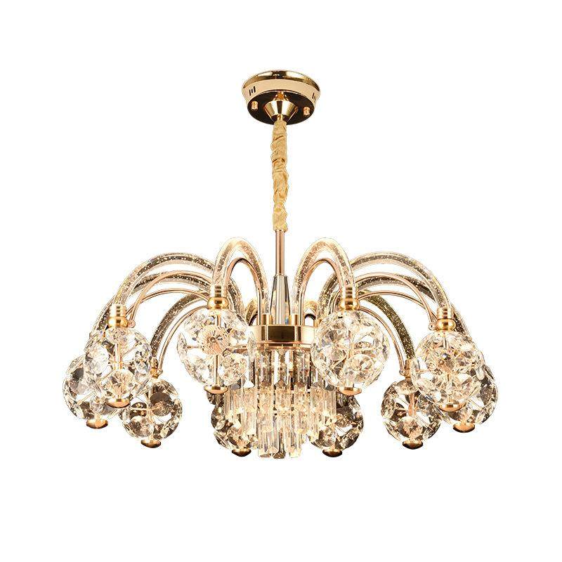 欧式枝型吊灯创意水晶吊灯2025新款轻奢水晶吊灯高级感卧室水晶灯,家装灯饰光源,智能吊灯,淘宝优惠券,粉丝福利购,淘宝优惠卷