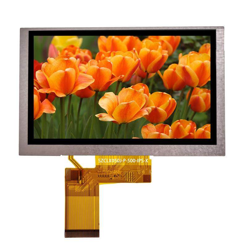 群创5寸TFT液晶显示屏普清高亮宽视角5.0寸液晶屏工厂直供质保2年