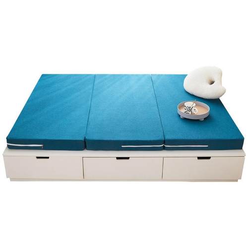 可折叠日式榻榻米床垫折叠床垫床垫子宿舍床垫地铺午睡垫海绵床垫