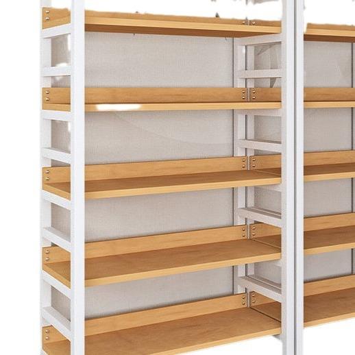 货架多展示架落地陈列架家层居日用书家房书架超市式用钢木置物架