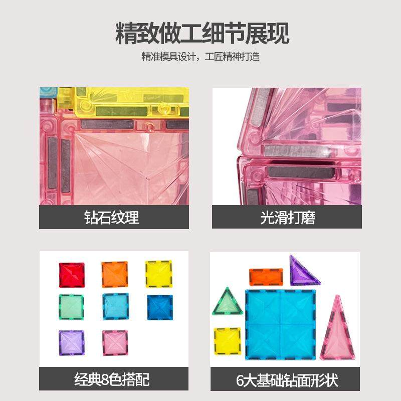 强力磁力片儿童益智玩具男女孩积木磁吸贴片礼物拼图拼装,玩具/童车/益智/积木/模型,普通塑料积木,淘宝优惠券,粉丝福利购,淘宝优惠卷