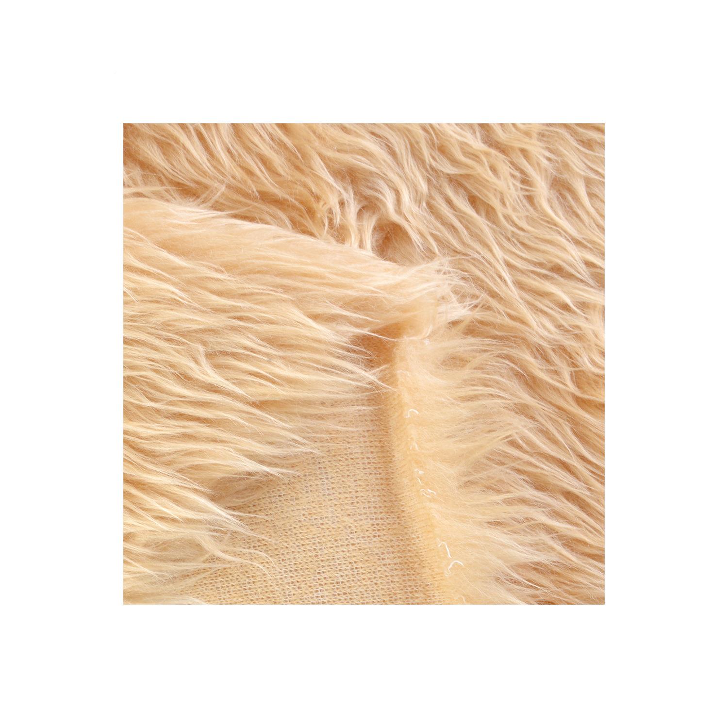 现货cm洗水毛滚束兔93色3玩服装家纺鞋材人造具长毛OJL绒面料落水