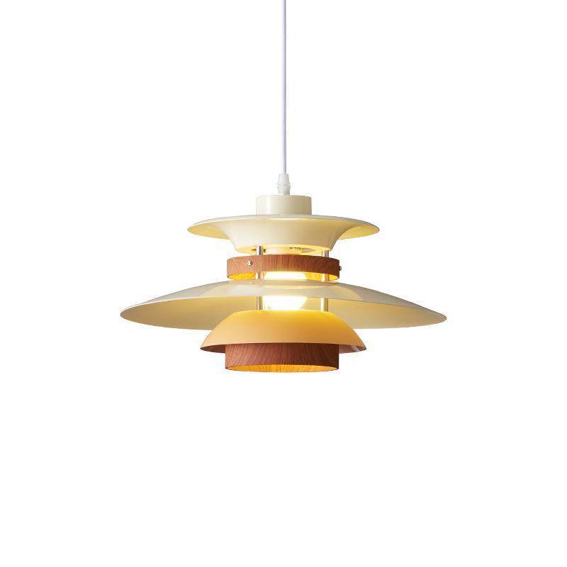 餐厅吊灯日式侘寂风丹麦设计师飞碟吧台灯原木升降民宿PH5餐桌灯,家装灯饰光源,智能吊灯,淘宝优惠券,粉丝福利购,淘宝优惠卷