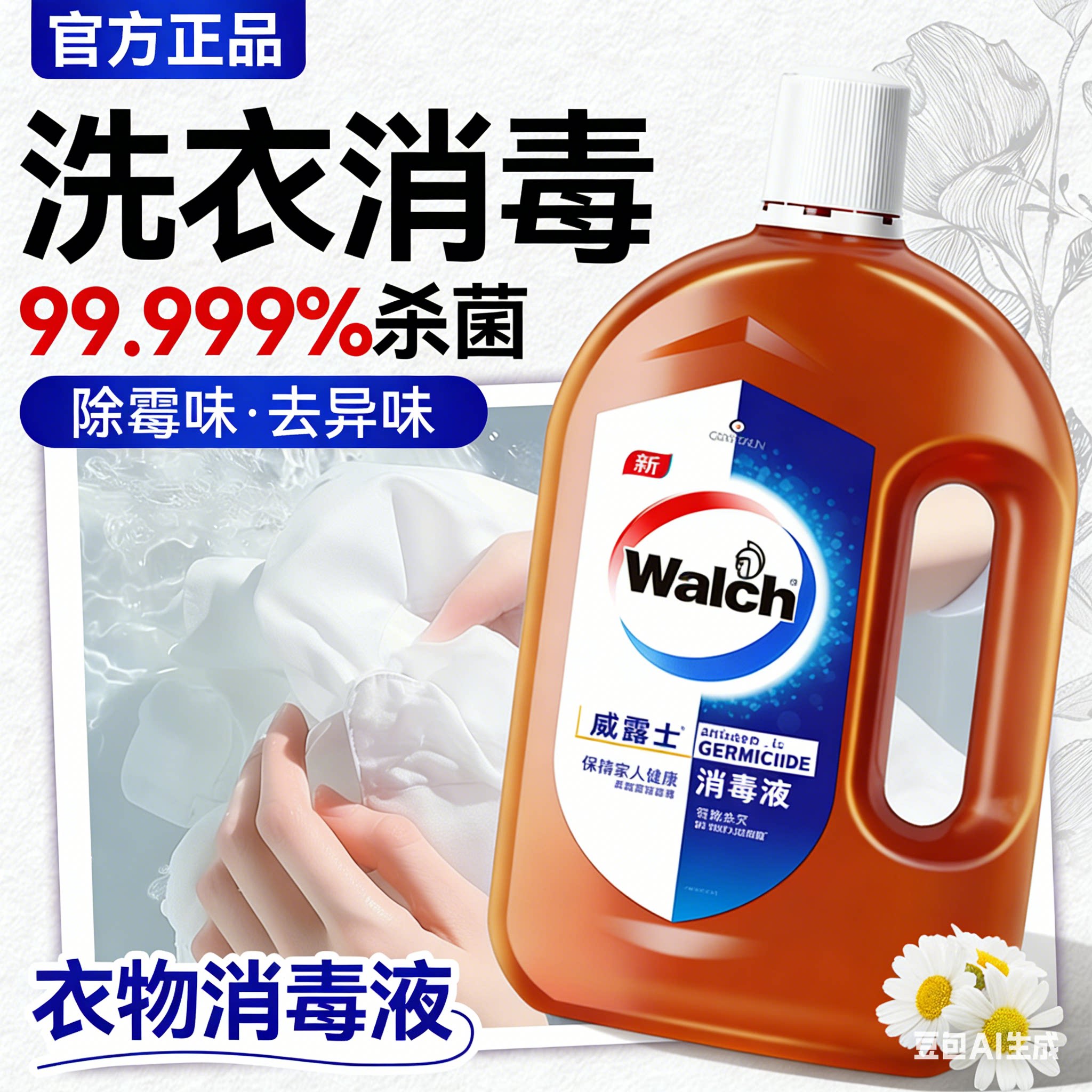 威露士官方正品消毒液浓缩型消毒水衣物家居地板玩具清洁除菌