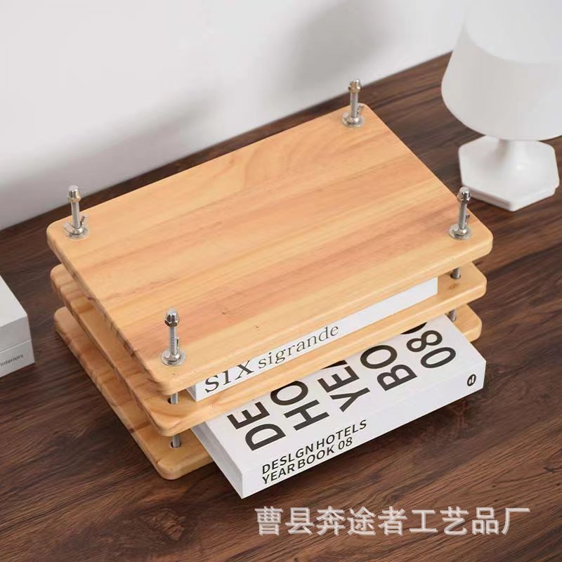 跨境木质夹书器自制奶酪豆腐过滤器家用压书机古籍修复装压器