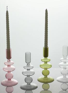 厂家直供简约欧式烛台家居浪漫装饰摆件拍摄背景道具