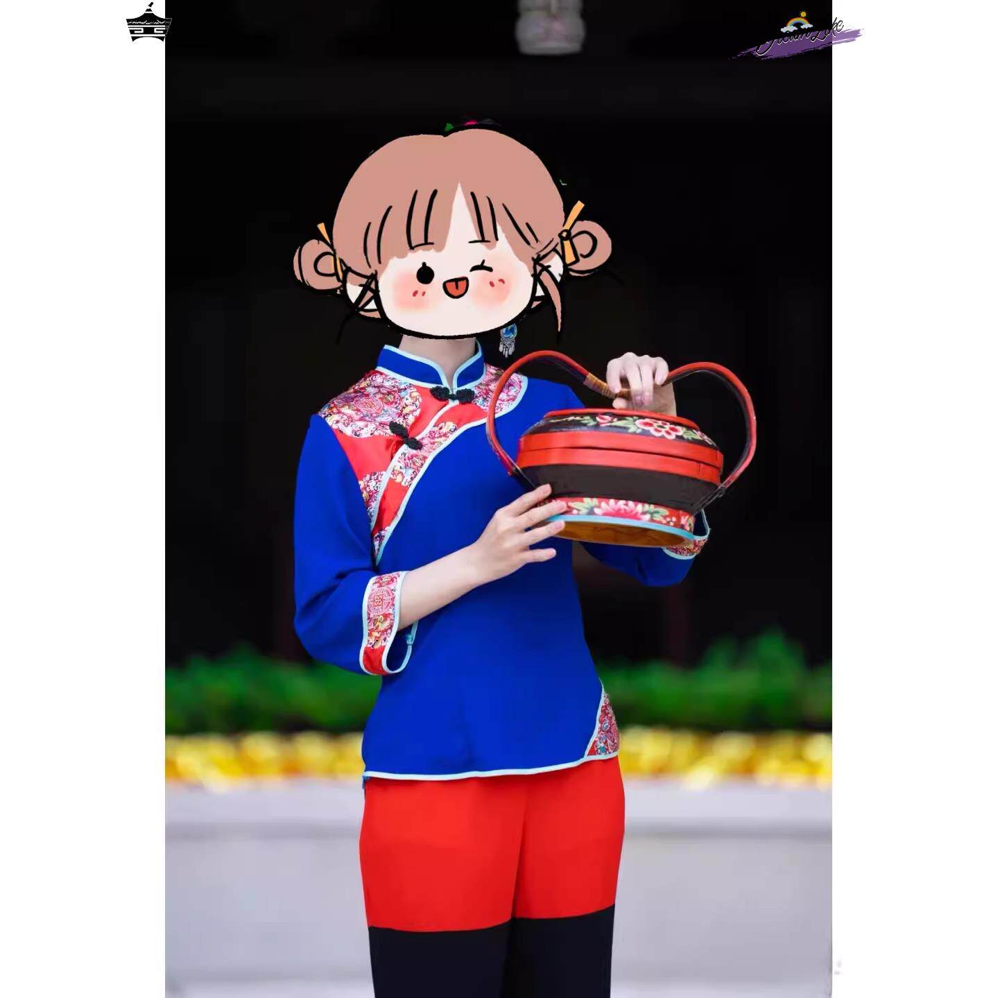 六一儿童湄洲女妈祖舞蹈古典舞演出服民族成人服装舞台表演服定制